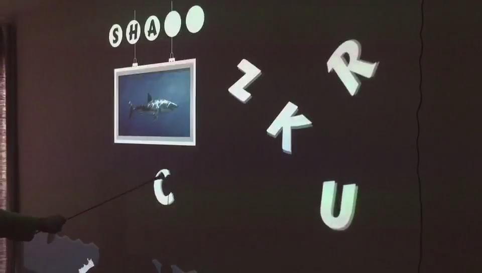 墻面互動投影之創(chuàng)意英語教學(xué)